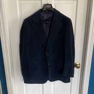 Elegant Corduroy Blazer with Satin Lining